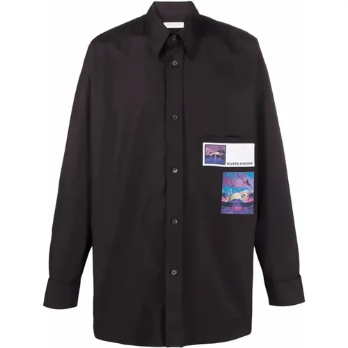 Mens Clothing Shirts Aw23 , male, Sizes: XL, L - Valentino - Modalova