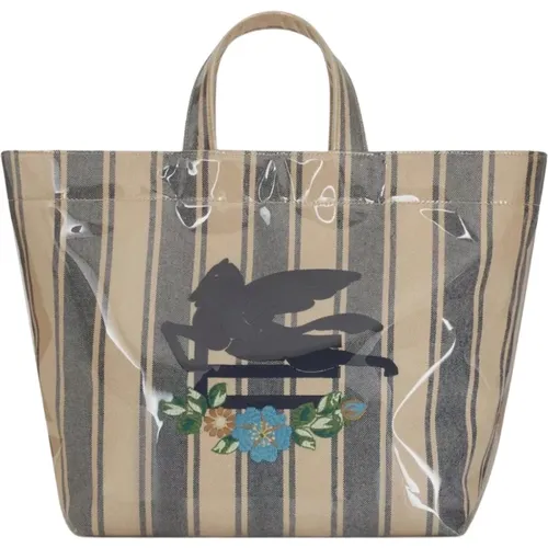 Soft Trotter Canvas Shopping Bag , unisex, Sizes: ONE SIZE - ETRO - Modalova