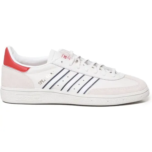 Weiße Rote Leder Sneakers , Herren, Größe: 41 EU - adidas Originals - Modalova