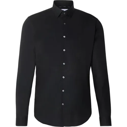 Modern Shirt with Logo , male, Sizes: 5XL, XL, 3XL, 2XL, L - Calvin Klein - Modalova