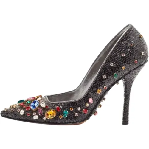 Pre-owned Leder Heels , Damen, Größe: 37 EU - Dolce & Gabbana Pre-owned - Modalova