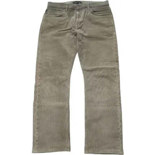 Pre-owned Corduroy bottoms , female, Sizes: XS - Tom Ford Pre-owned - Modalova