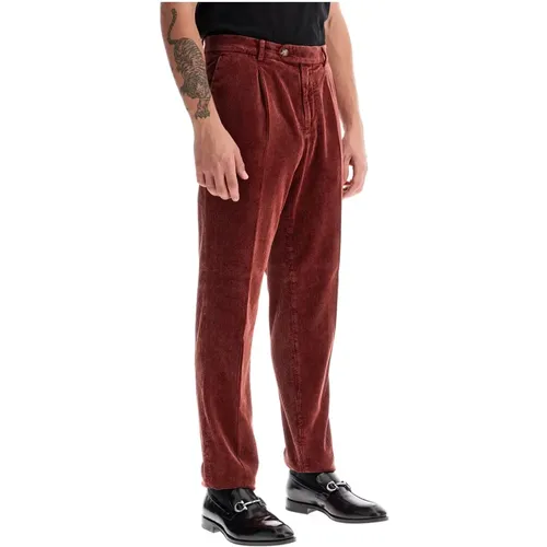 Capo Style Corduroy Leisure Fit Pants , male, Sizes: XL, M - BRUNELLO CUCINELLI - Modalova