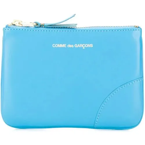 Blaue Sa8100 Geldbörse mit Reißverschluss , Damen, Größe: ONE Size - Comme des Garçons - Modalova