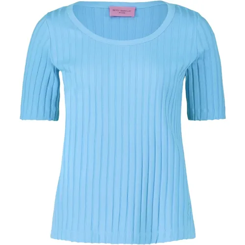 Basic Shirt mit Rippenstruktur , Damen, Größe: 2XL - Betty Barclay - Modalova