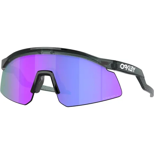 Hydra Sonnenbrille - Transparent Schwarz/Prizm Violett , Herren, Größe: 37 MM - Oakley - Modalova