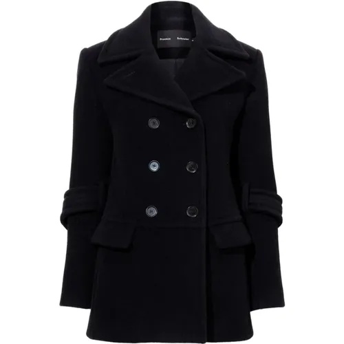 Eco Double Face Wool Coat , female, Sizes: XS, 2XS - Proenza Schouler - Modalova