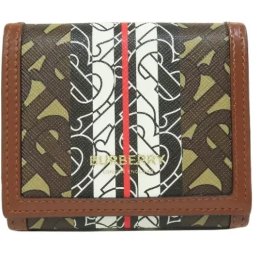 Pre-owned Leather wallets , female, Sizes: ONE SIZE - Burberry Vintage - Modalova