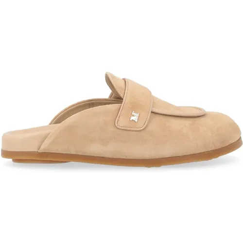 Suede Manly Sabot Shoes , female, Sizes: 5 UK, 4 UK, 6 UK - Max Mara - Modalova