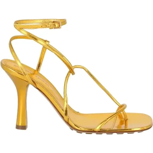 Leather heels , female, Sizes: 3 UK - Bottega Veneta - Modalova