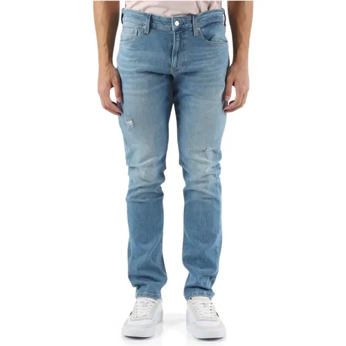 Slim Fit Five-Pocket Jeans , Herren, Größe: W34 - Calvin Klein Jeans - Modalova
