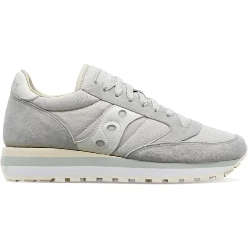 Graue Schnürschuhe für Damen , Damen, Größe: 38 1/2 EU - Saucony - Modalova