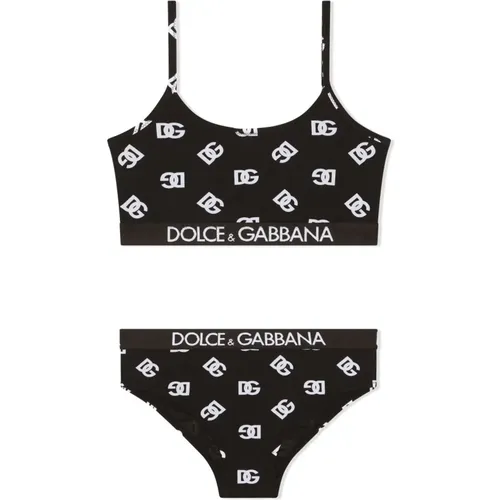 Weiße Kinderunterwäsche, Bequem und Atmungsaktiv - Dolce & Gabbana - Modalova