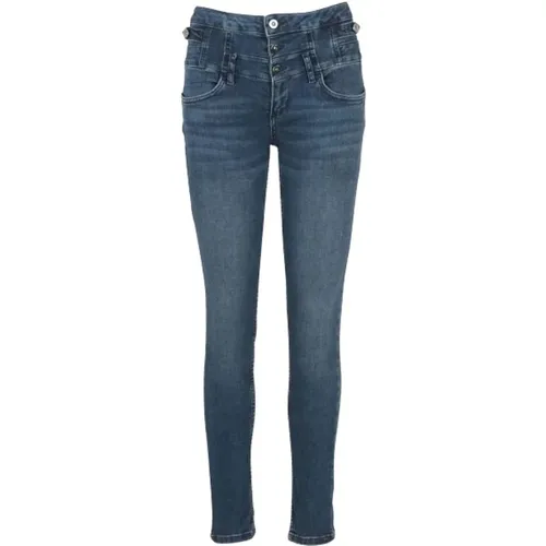 High Waist Skinny Jean Rampy , Damen, Größe: W27 - Liu Jo - Modalova