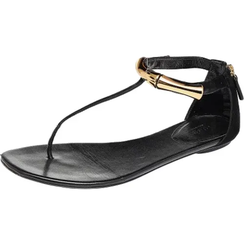 Pre-owned Suede sandals , female, Sizes: 5 UK - Gucci Vintage - Modalova