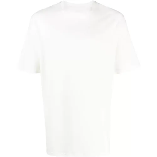 Weißes T-Shirt mit Schrift , Herren, Größe: L - Jil Sander - Modalova