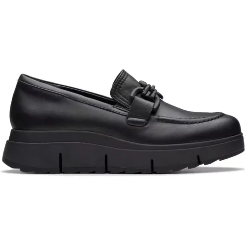 Schwarze Loafer für Frauen , Damen, Größe: 38 EU - Clarks - Modalova