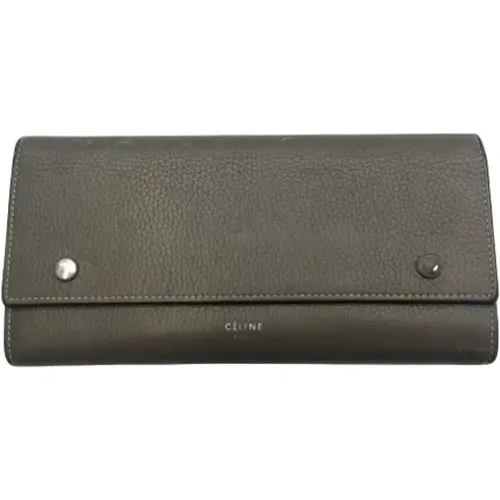 Pre-owned Leather wallets , male, Sizes: ONE SIZE - Celine Vintage - Modalova