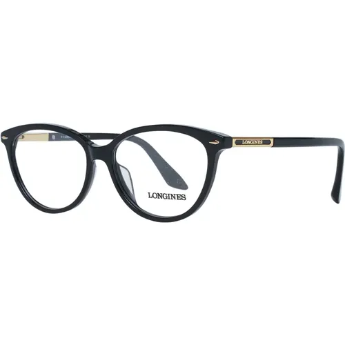 Schwarze Cat Eye Optische Brillen , Damen, Größe: ONE Size - Longines - Modalova