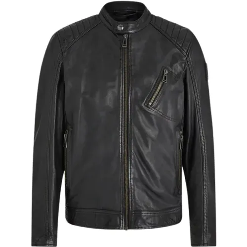 Biker Jacket V Racer Blue , male, Sizes: M - Belstaff - Modalova