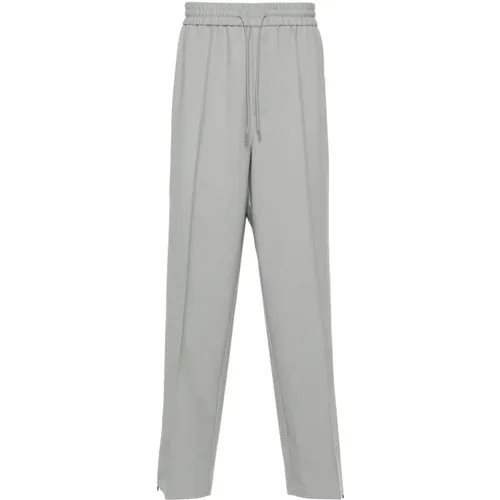 Trousers Grey , male, Sizes: XL, 2XL - Emporio Armani - Modalova