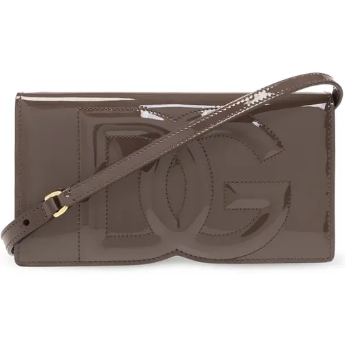 Wallet with shoulder strap , female, Sizes: ONE SIZE - Dolce & Gabbana - Modalova