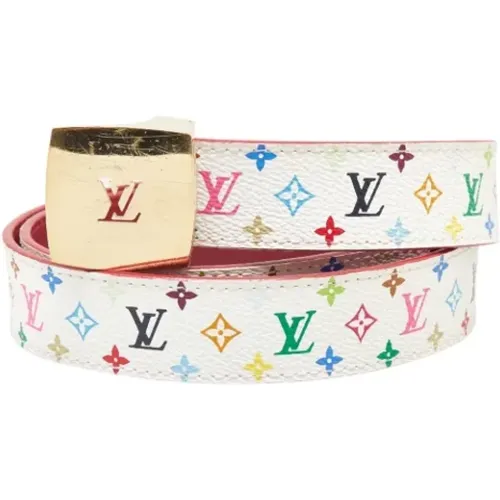 Pre-owned Leather belts , female, Sizes: ONE SIZE - Louis Vuitton Vintage - Modalova