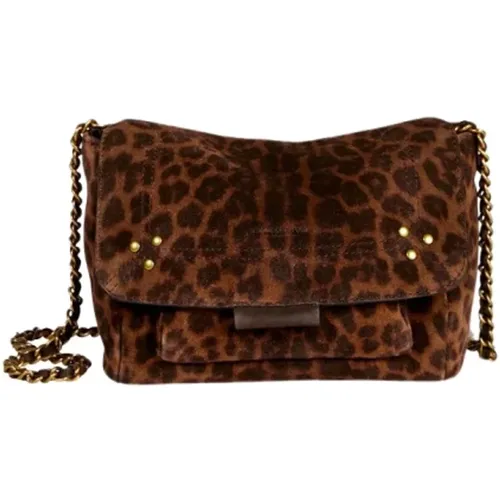 Natürlicher Leopard Lulu S Tasche - Jérôme Dreyfuss - Modalova