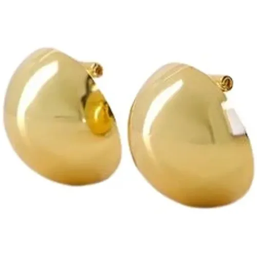 Goldene Dome Ohrringe - 14ct Vergoldet - Anine Bing - Modalova