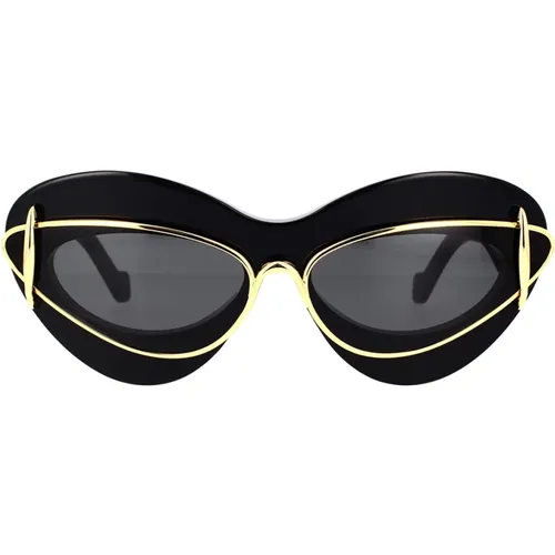 Cat-Eye Sonnenbrille mit Doppelrahmen - Loewe - Modalova