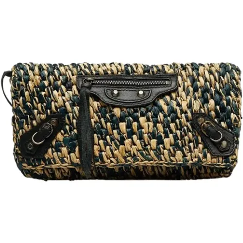 Pre-owned Raffia handbags , female, Sizes: ONE SIZE - Balenciaga Vintage - Modalova