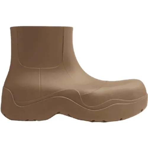 Elegant Leather Boot , male, Sizes: 6 UK, 8 UK, 9 UK, 10 UK, 7 UK - Bottega Veneta - Modalova