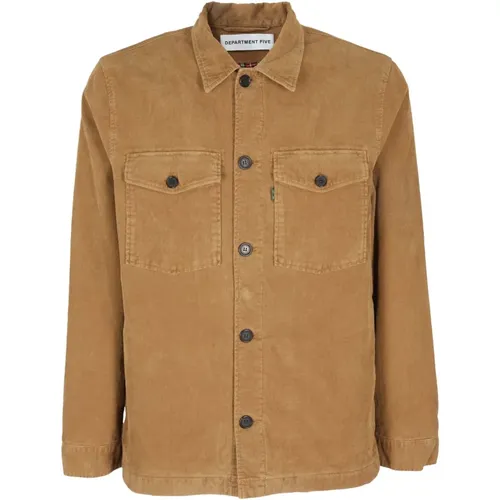 Stylish Shirt Jacket , male, Sizes: L - Department Five - Modalova