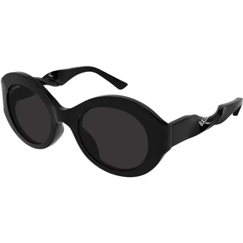 Frame Grey Lens Sunglasses , female, Sizes: 53 MM - Balenciaga - Modalova