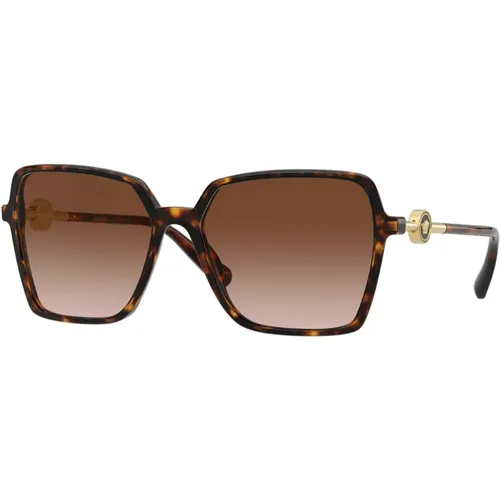 Enamel Medusa Sunglasses , female, Sizes: 58 MM - Versace - Modalova