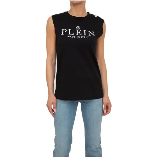 T-Shirts , female, Sizes: L - Philipp Plein - Modalova