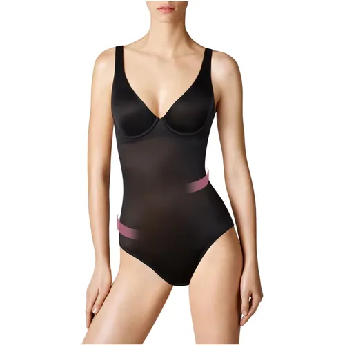 Schwarzer Flash Dance Body Wolford - Wolford - Modalova