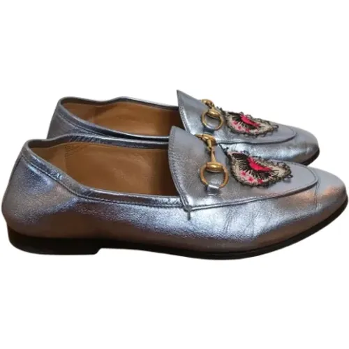 Pre-owned Leather flats , female, Sizes: 3 UK - Gucci Vintage - Modalova