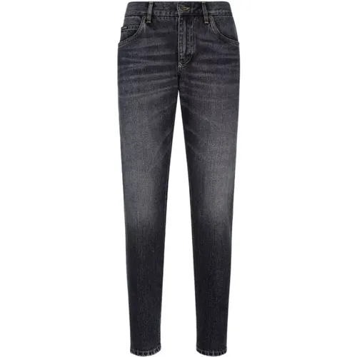 Midnight Straight-Leg Baumwolljeans - Dolce & Gabbana - Modalova