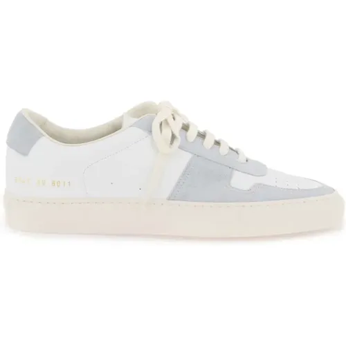 Nappa leather basketball sneaker with suede , male, Sizes: 4 UK, 3 UK, 5 UK, 2 UK - Common Projects - Modalova