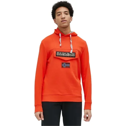 Burgee Sum 4 Hoodie , Herren, Größe: M - Napapijri - Modalova