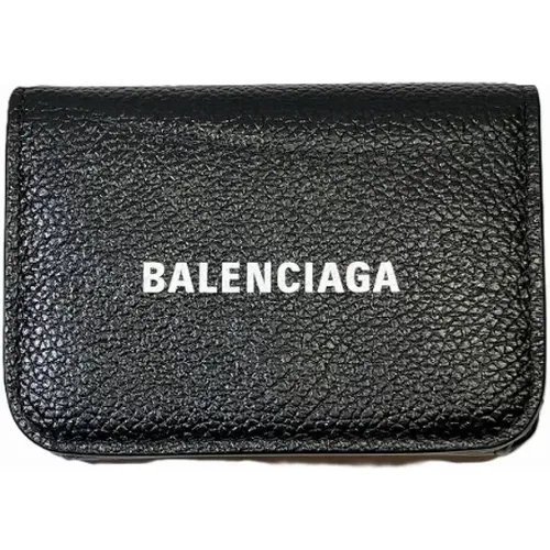 Pre-owned Leather wallets , female, Sizes: ONE SIZE - Balenciaga Vintage - Modalova