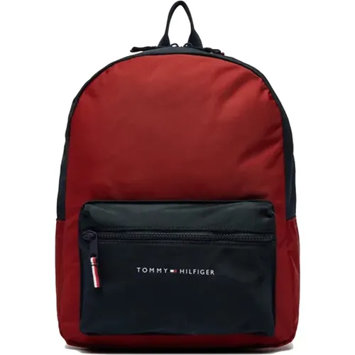 Bestickter Bicolor-Rucksack - Tommy Hilfiger - Modalova