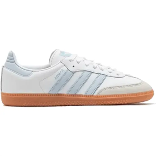 Samba OG Blue Retro Sneakers , Herren, Größe: 37 1/3 EU - Adidas - Modalova