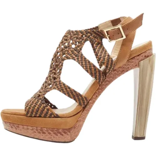 Pre-owned Leder sandals - Jimmy Choo Pre-owned - Modalova