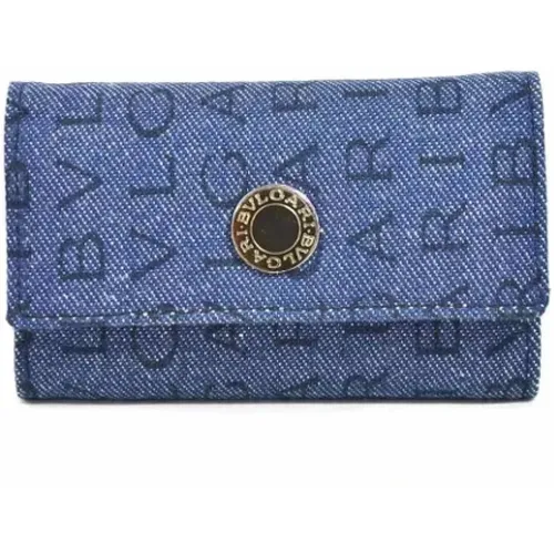 Pre-owned Denim wallets , female, Sizes: ONE SIZE - Bvlgari Vintage - Modalova