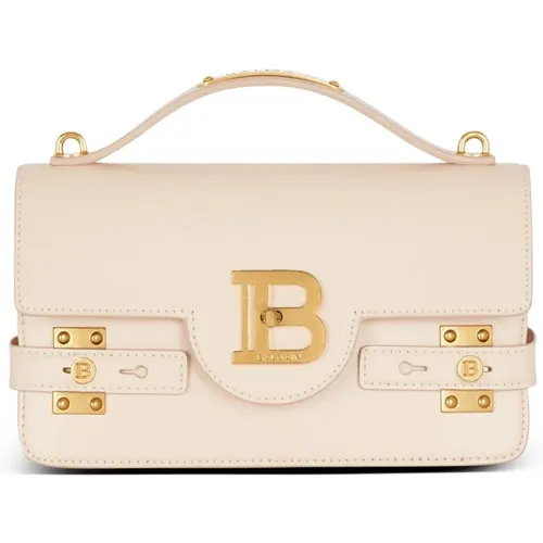 Casual Leder Schultertasche in - Balmain - Modalova