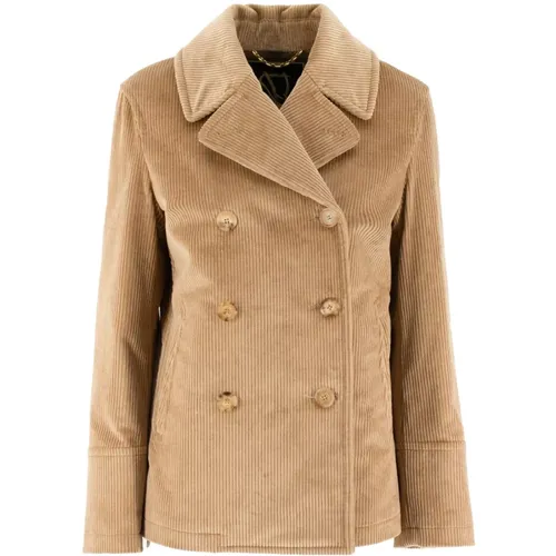 Ribbed Classic Coat , female, Sizes: 2XL, XL - Sealup - Modalova