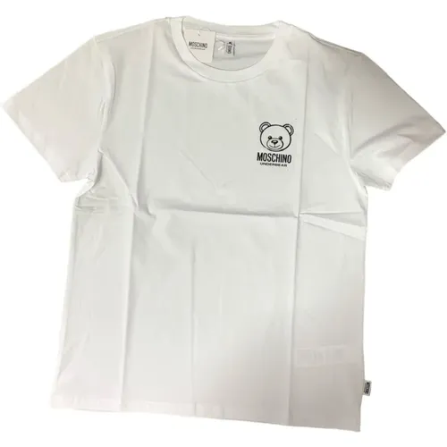 Half-Sleeve Teddy Bear T-Shirt , male, Sizes: 2XL, M, L - Moschino - Modalova