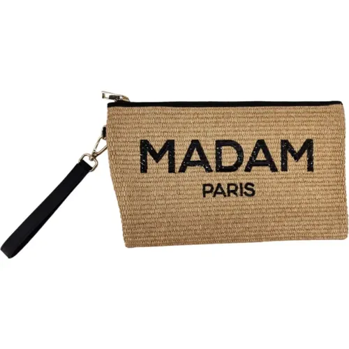 Beige Bags with Removable Wrist Strap , female, Sizes: ONE SIZE - Rue Madam - Modalova